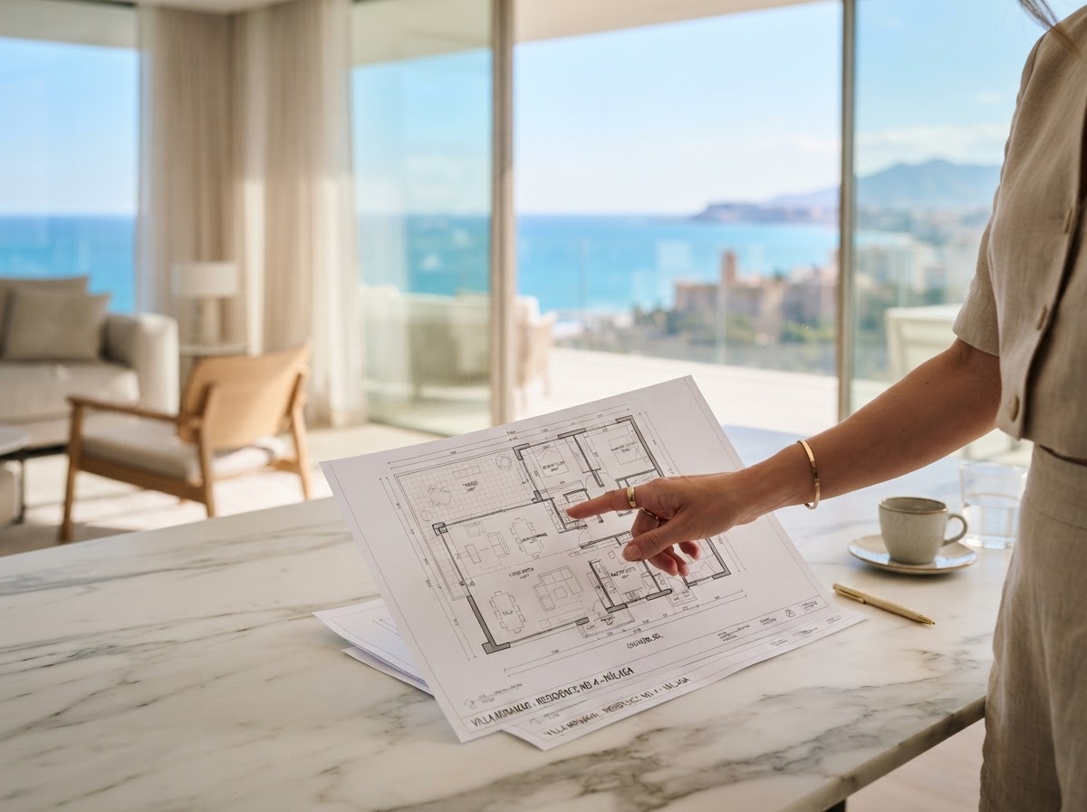 Análisis de planos de una vivienda en la Costa del Sol
