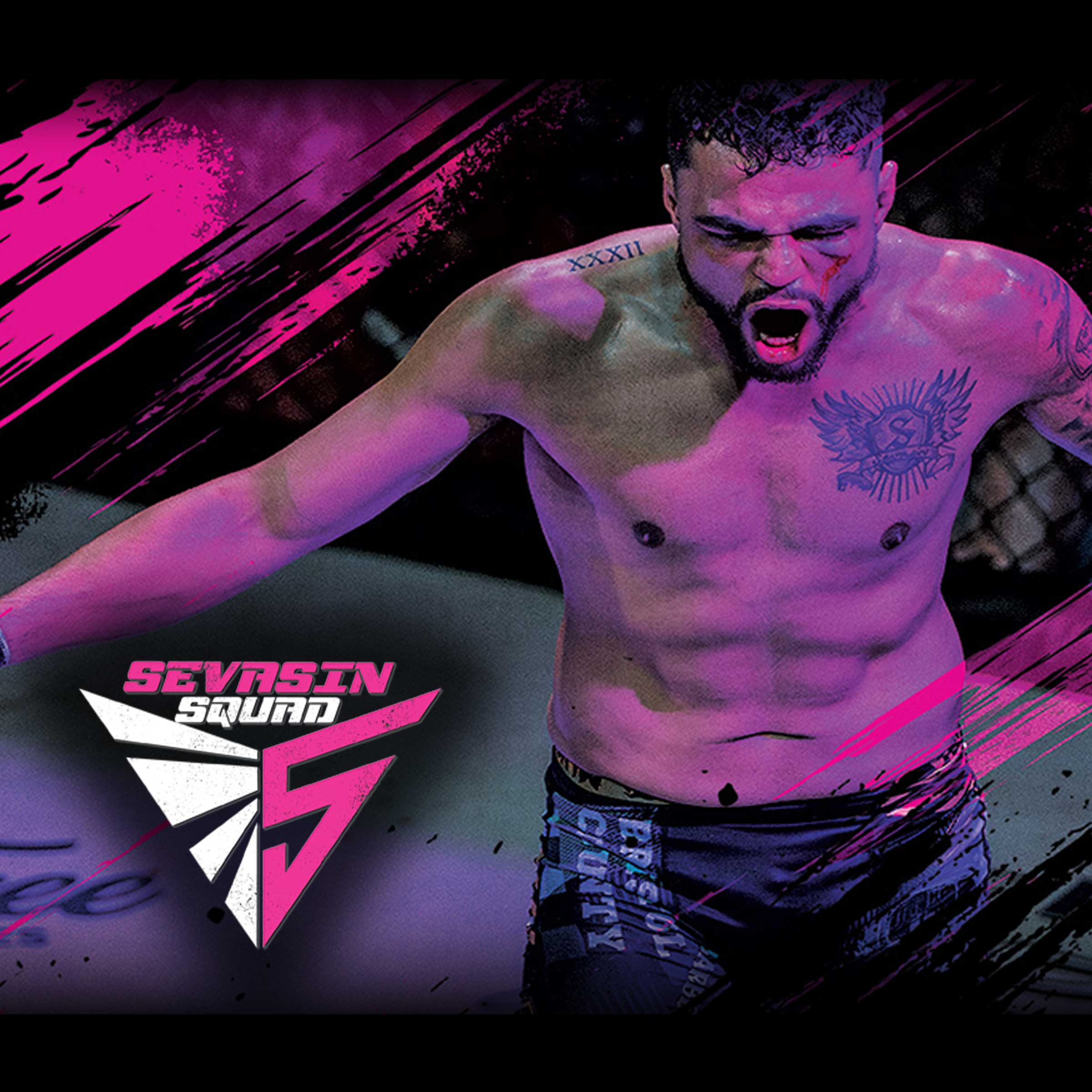 Sevasin fighter brand, website and apparel