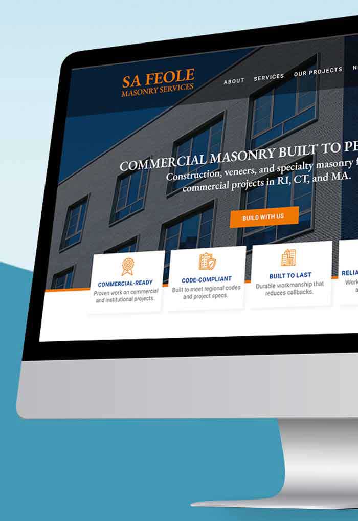 Custom website design by Punch Creatives