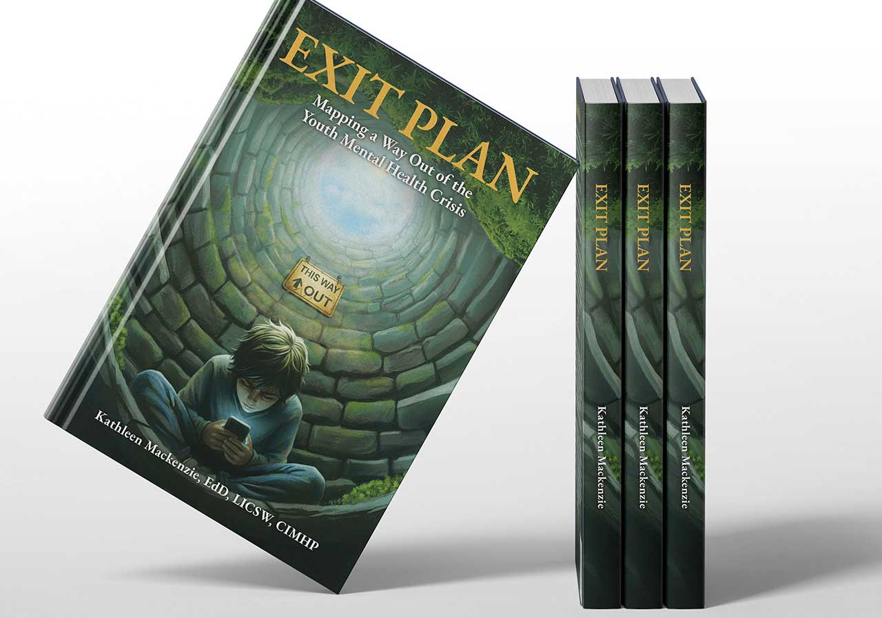 Book cover designed for Dr. Kathleen Mackenzie