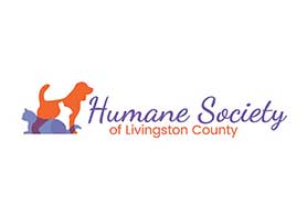 Humane Society of Livingston County logo design by Punch Creatives