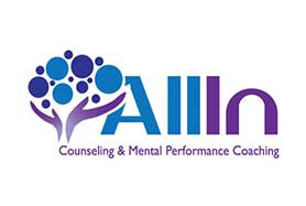 AllIn Counseling and Mental Performance Coaching logo design by Punch Creatives