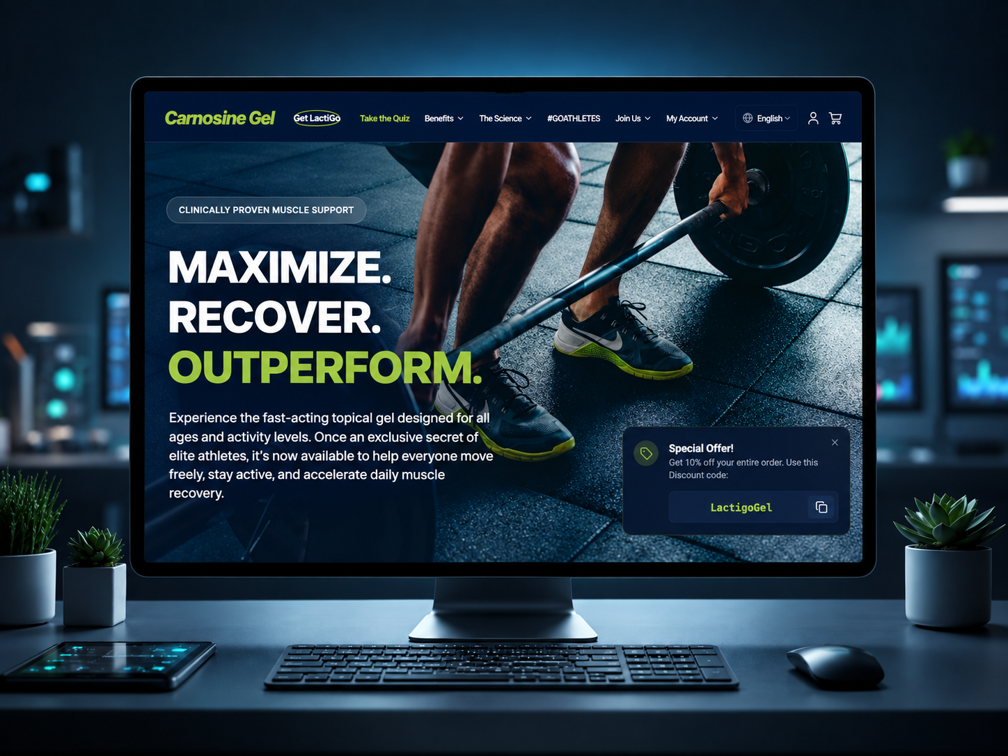 Carnosine Gel Brand Website