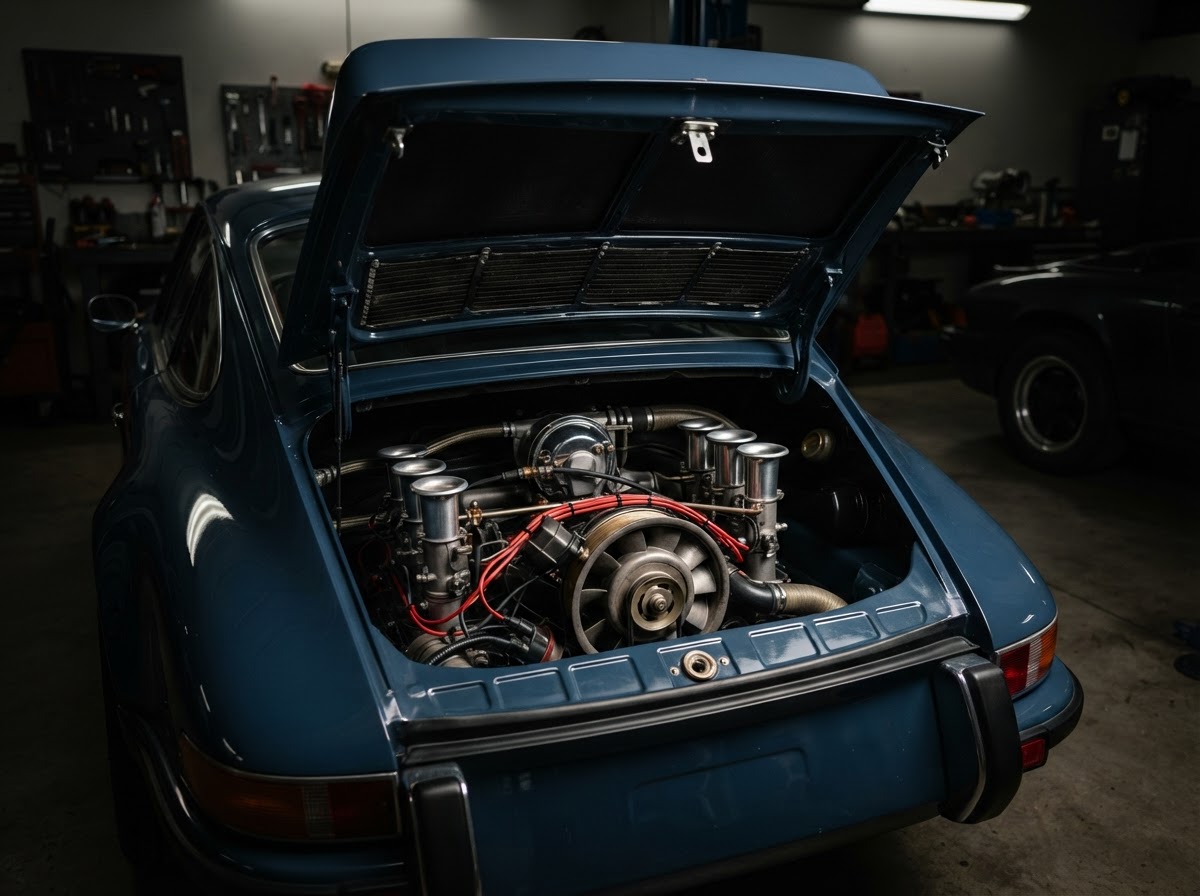 Flat-six engine bay, replacement case