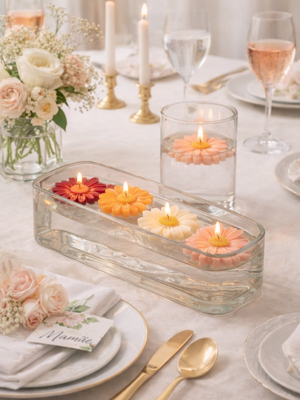 Centro Floral Flotante