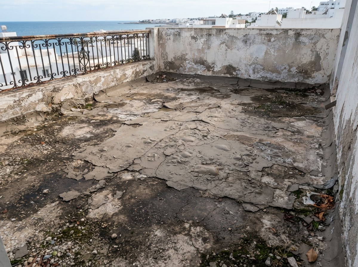 Avant — Étanchéité liquide à La Marsa