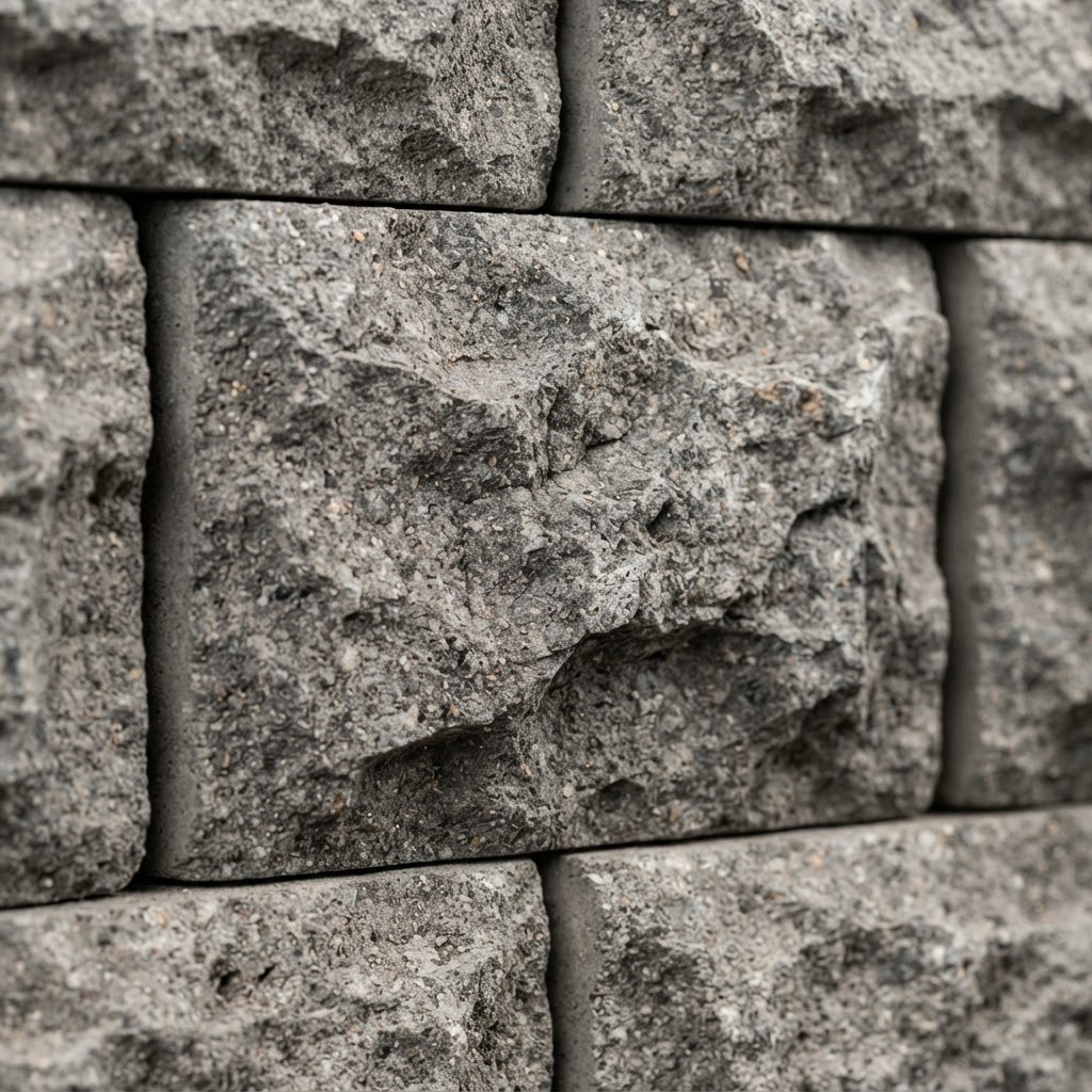 Muro Allan Block en color Gris Granito Natural