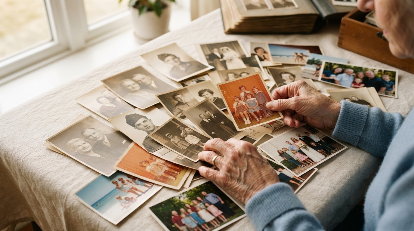 Preserving family photos and memories locally without uploading to cloud