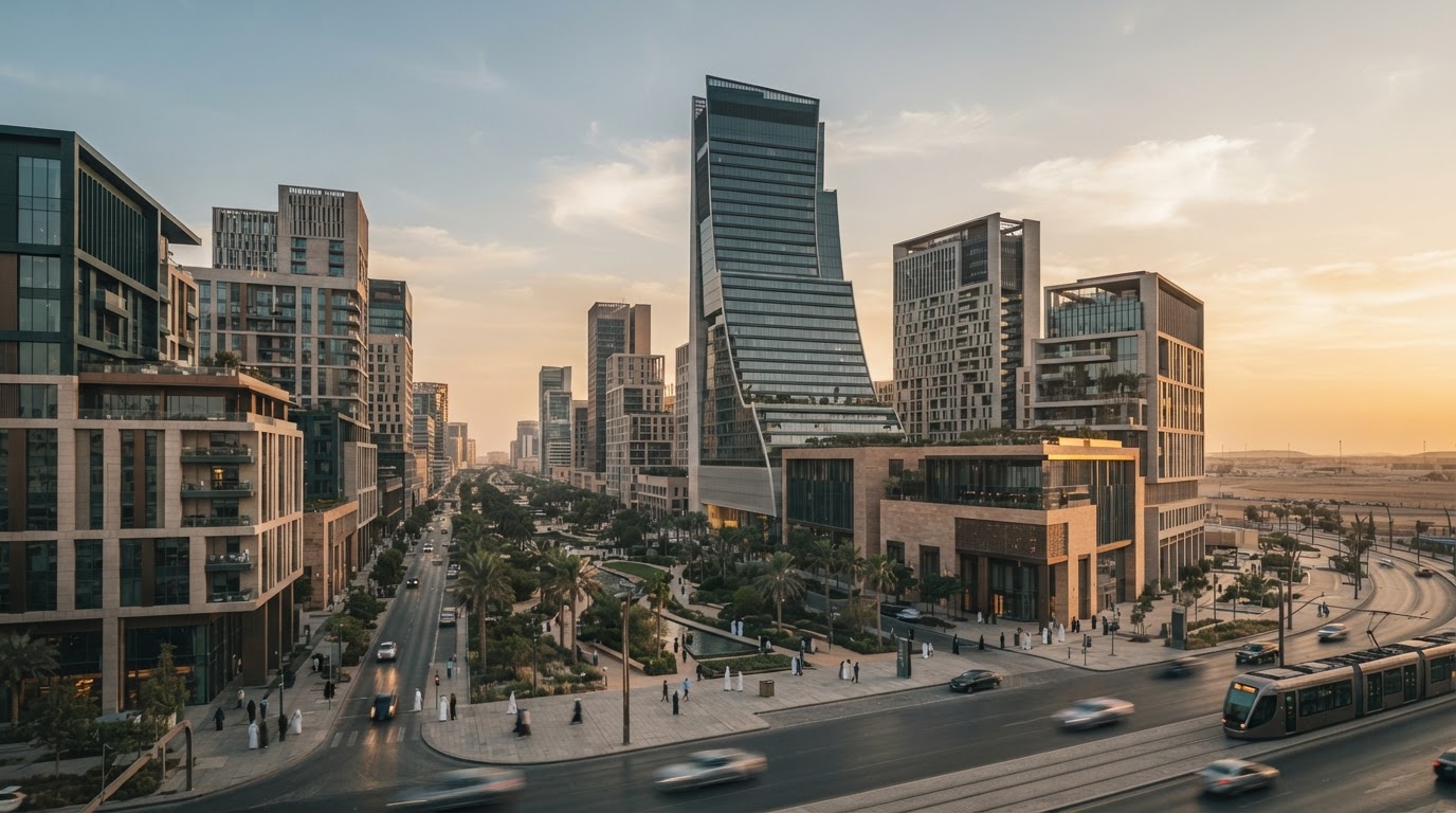 Contemporary large-scale Saudi Arabian urban development
