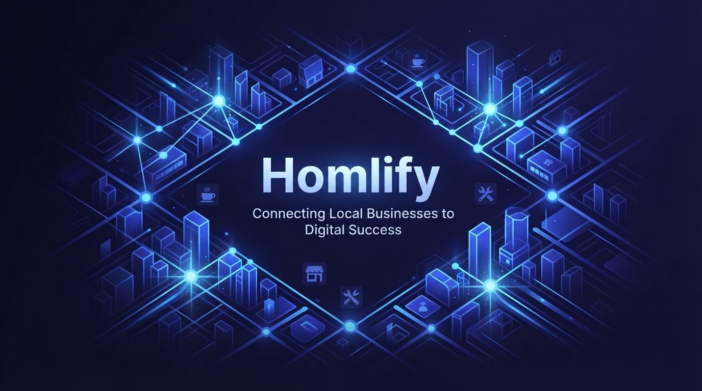 Homlify netwerk van lokale bedrijven verbonden online