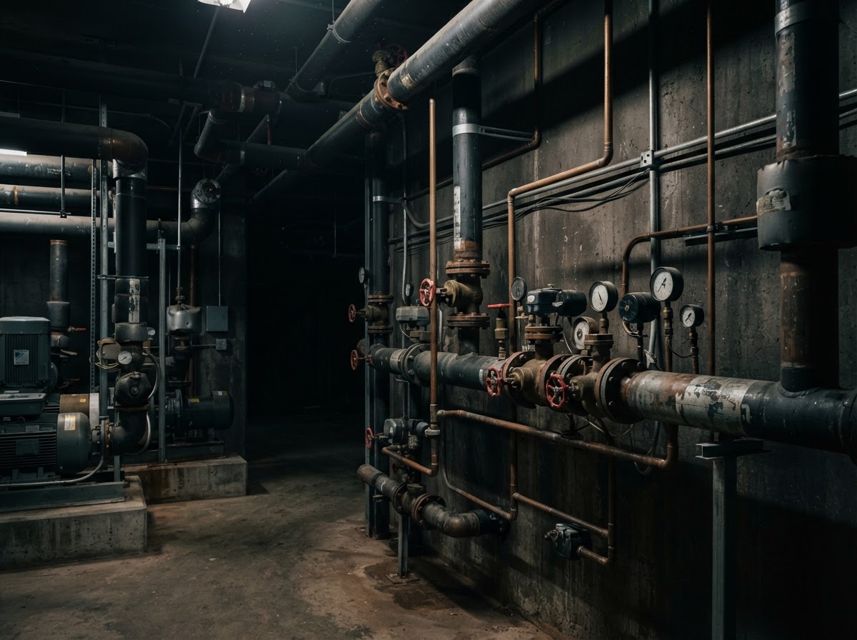 Commercial plumbing work