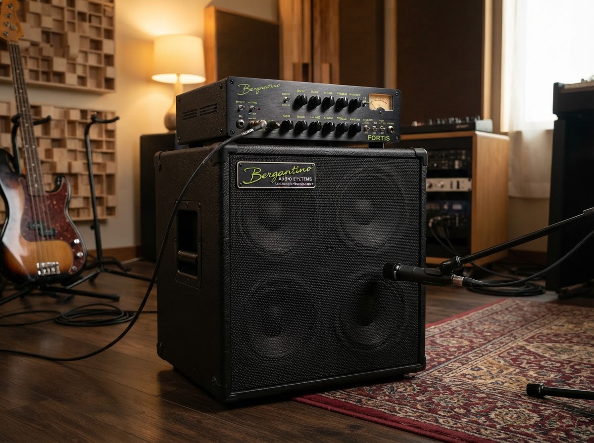Bergantino Fortis Bass Amp Head (800W) & HG410 Lightweight Neo Bass Cabinet Rig