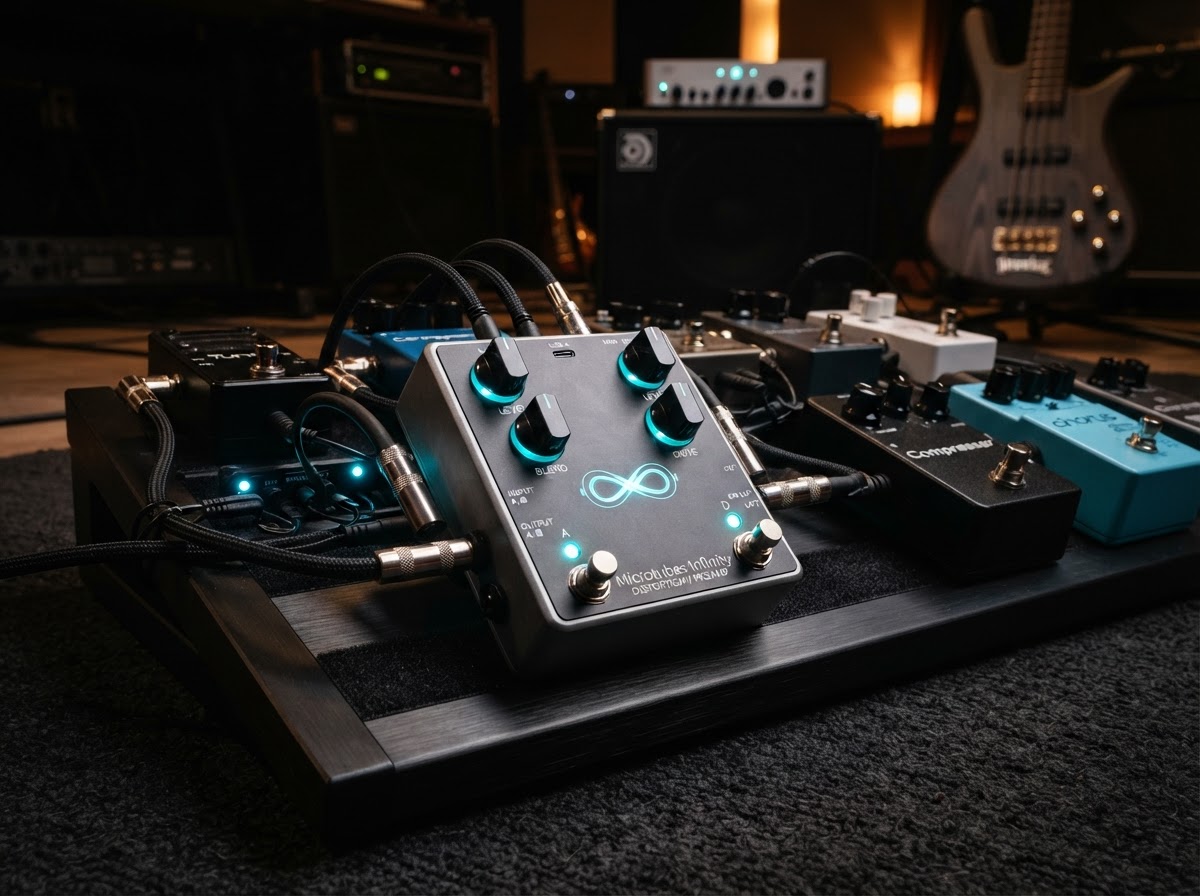 Darkglass Microtubes Infinity Bass Preamp, Audio Interface & Distortion Engine