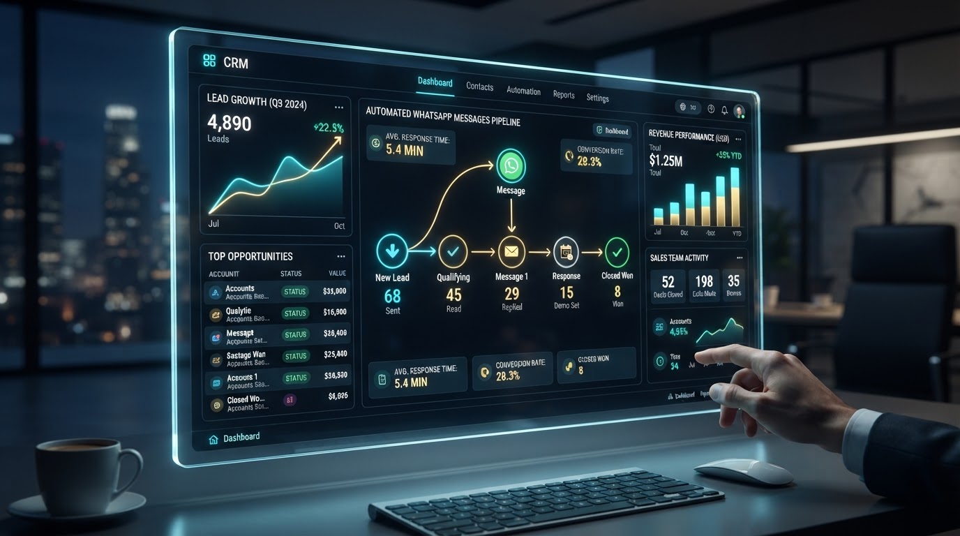 Sales Automation Engine Dashboard Preview