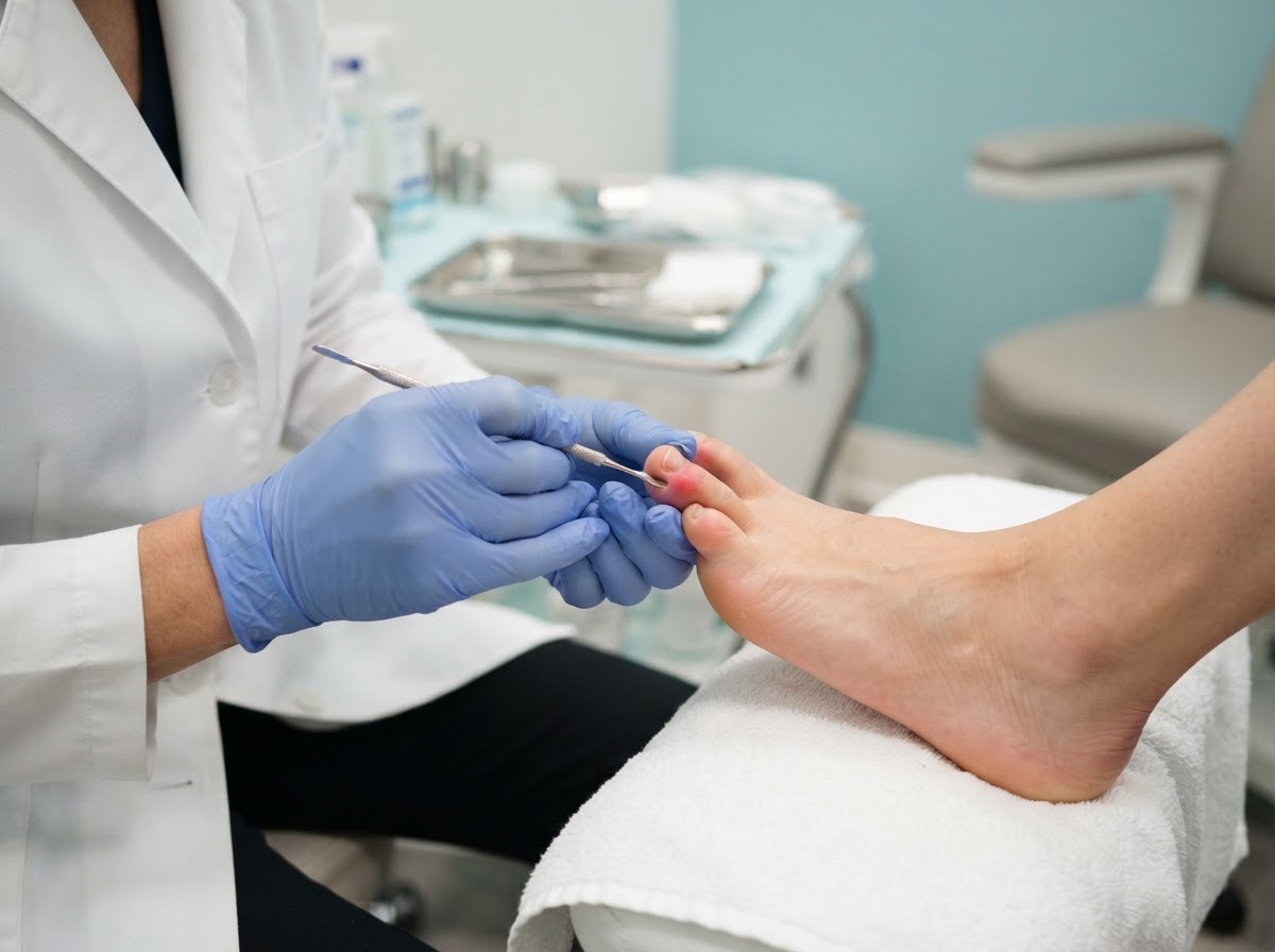 Gentle ingrown toenail treatment