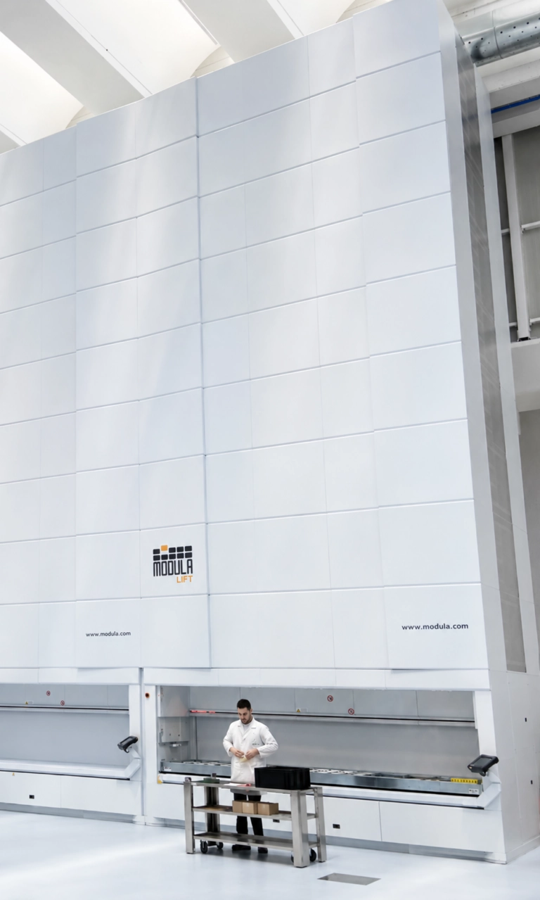 Modula Lift Dual Bay Vertical Lift Module Installation