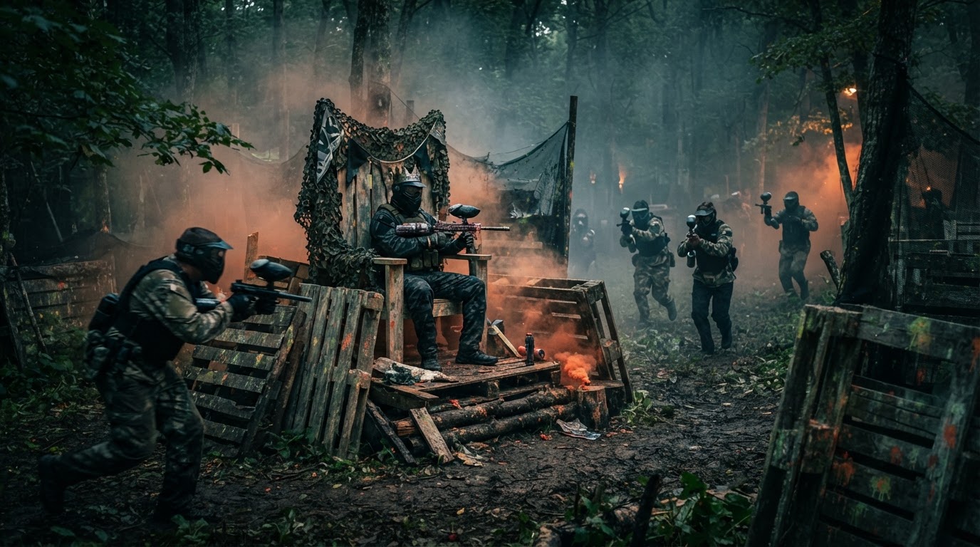 Escenario de paintball: RESCATAR AL REY
