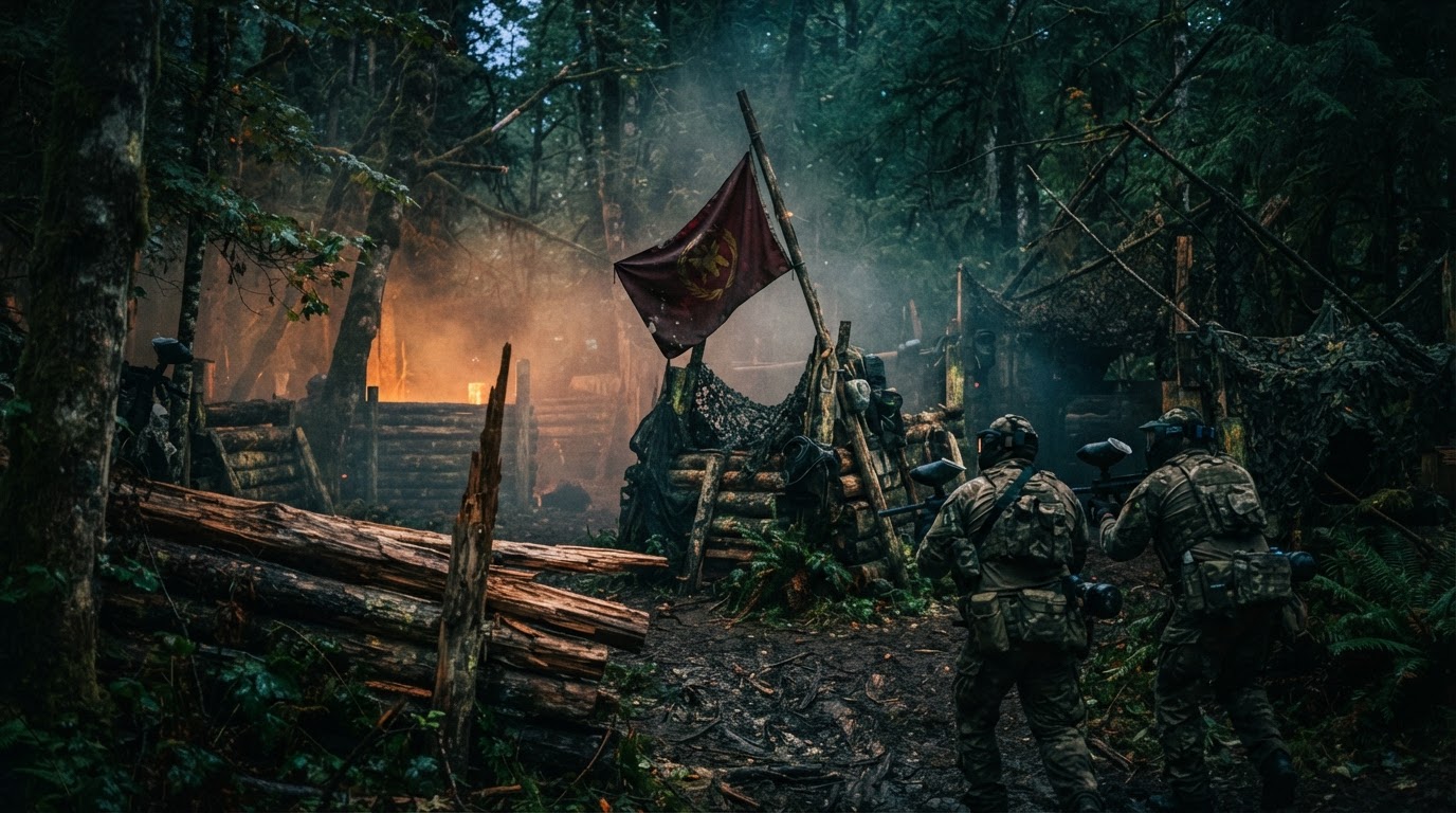 Escenario de paintball: TOCA LA BANDERA DEL CONTRARIO