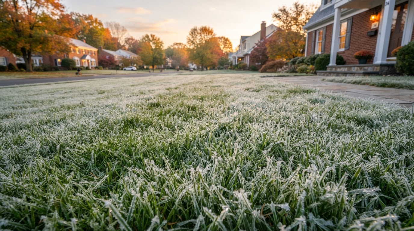 Can Lawn Applicator Equipment Leave Tire Marks on a Frosted Lawn?
