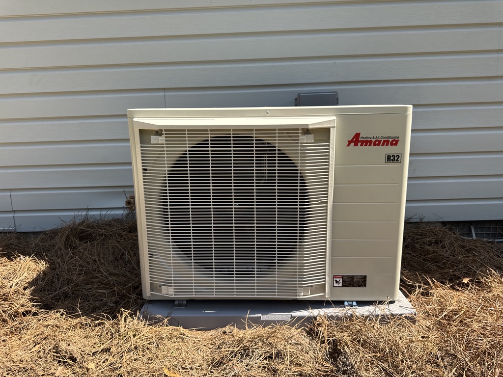 New residential HVAC system installation