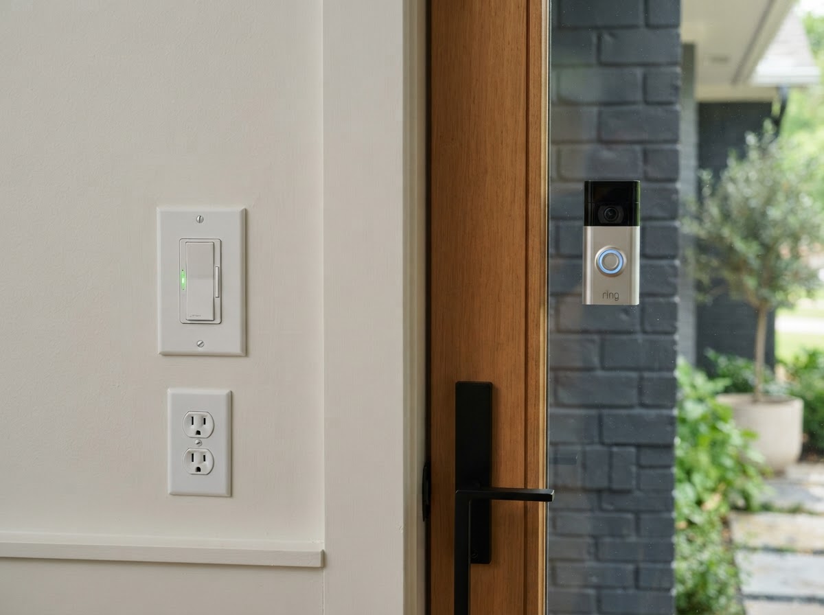 Smart Home Installation (Lutron & Ring) performed by an electrician in Chesterfield, VA