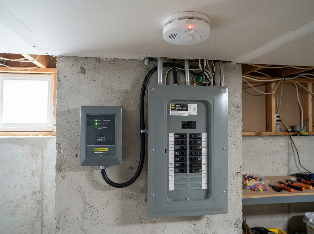 Surge Protection & Smoke Detector Installation performed by an electrician in Chesterfield, VA