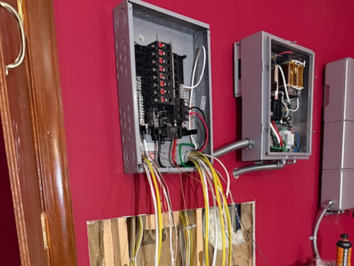Subpanel Rough-In & Flex Conduit Circuit Branching in Richmond, VA