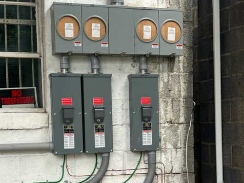 Multi-Unit Commercial Meter Bank & Disconnects in Richmond, VA