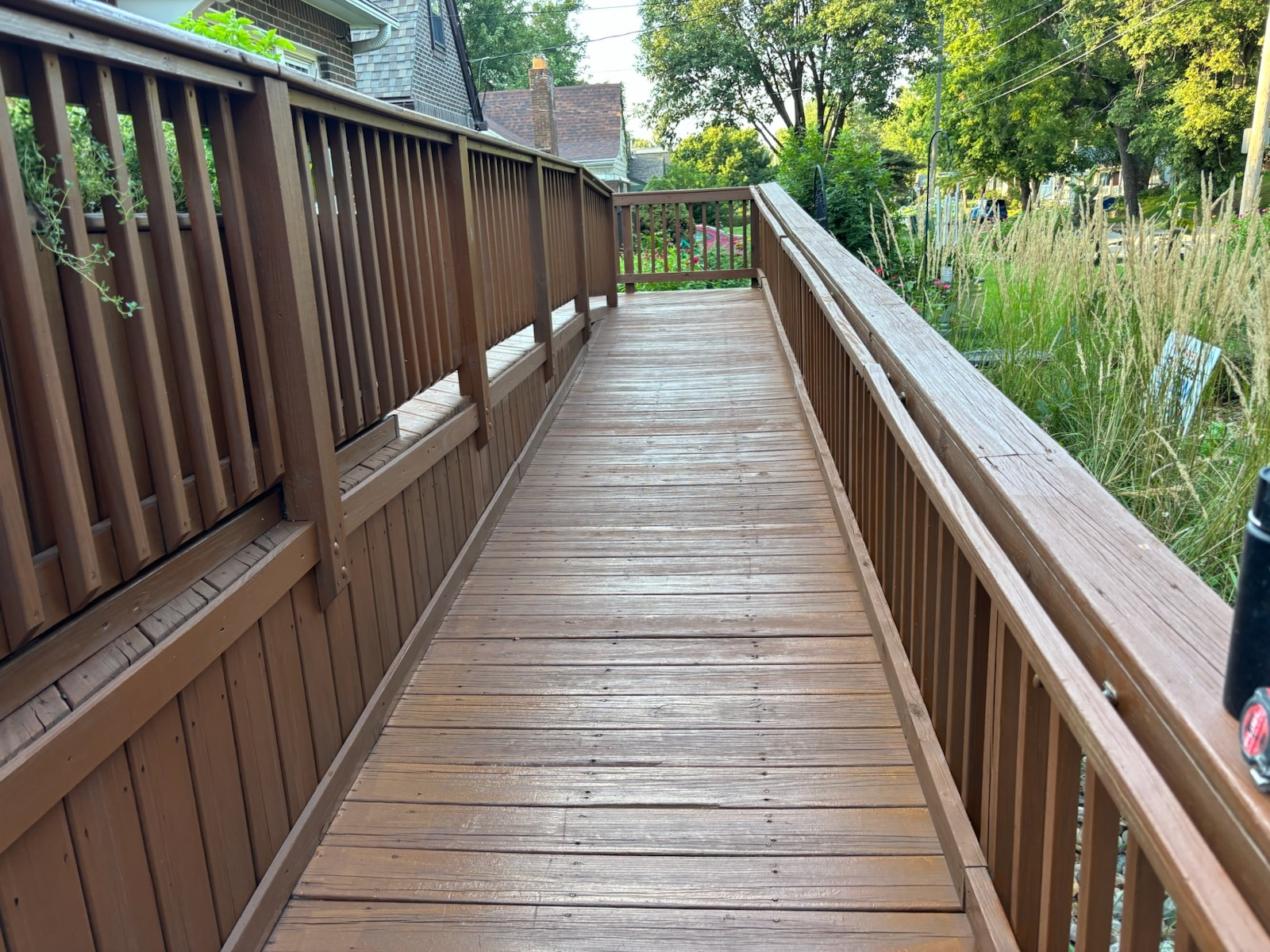Elevated Deck Walkway Weather Sealing