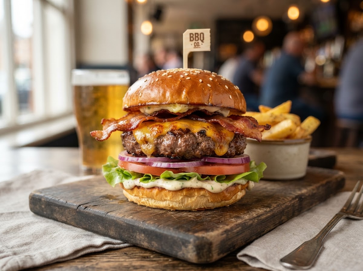 Delish Bacon Double Cheeseburger
