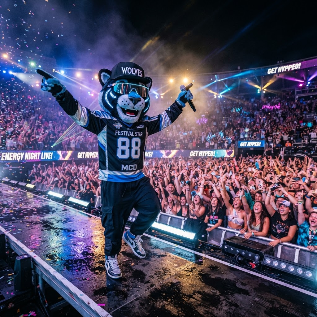 The Mascot Man Live Performer