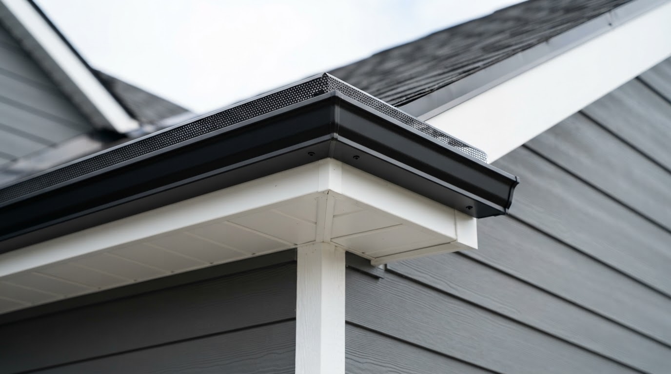 Seamless gutters and leaf guards