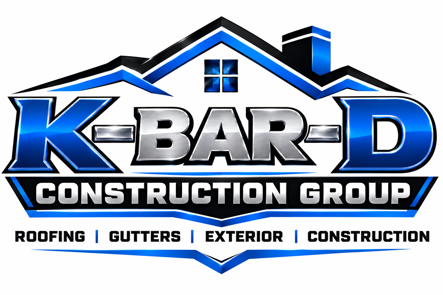K-BAR-D Construction Group Logo - Roofing Gutters Exterior Construction