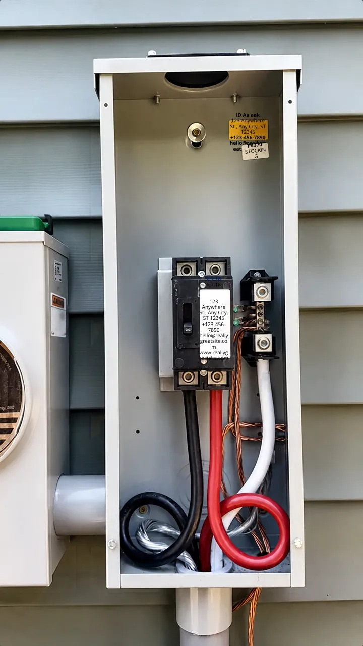 New 200 amp meter main with service conductors