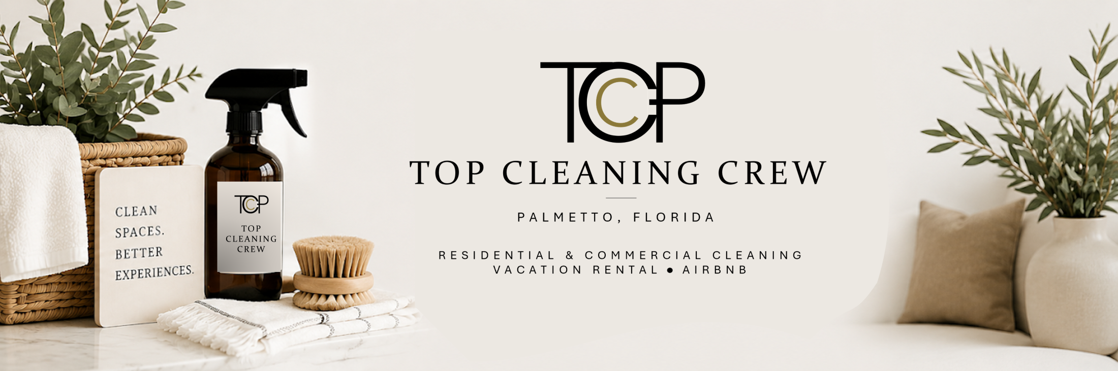 Top Cleaning Crew - Palmetto, Florida - Residential & Commercial Cleaning - Vacation Rental Airbnb