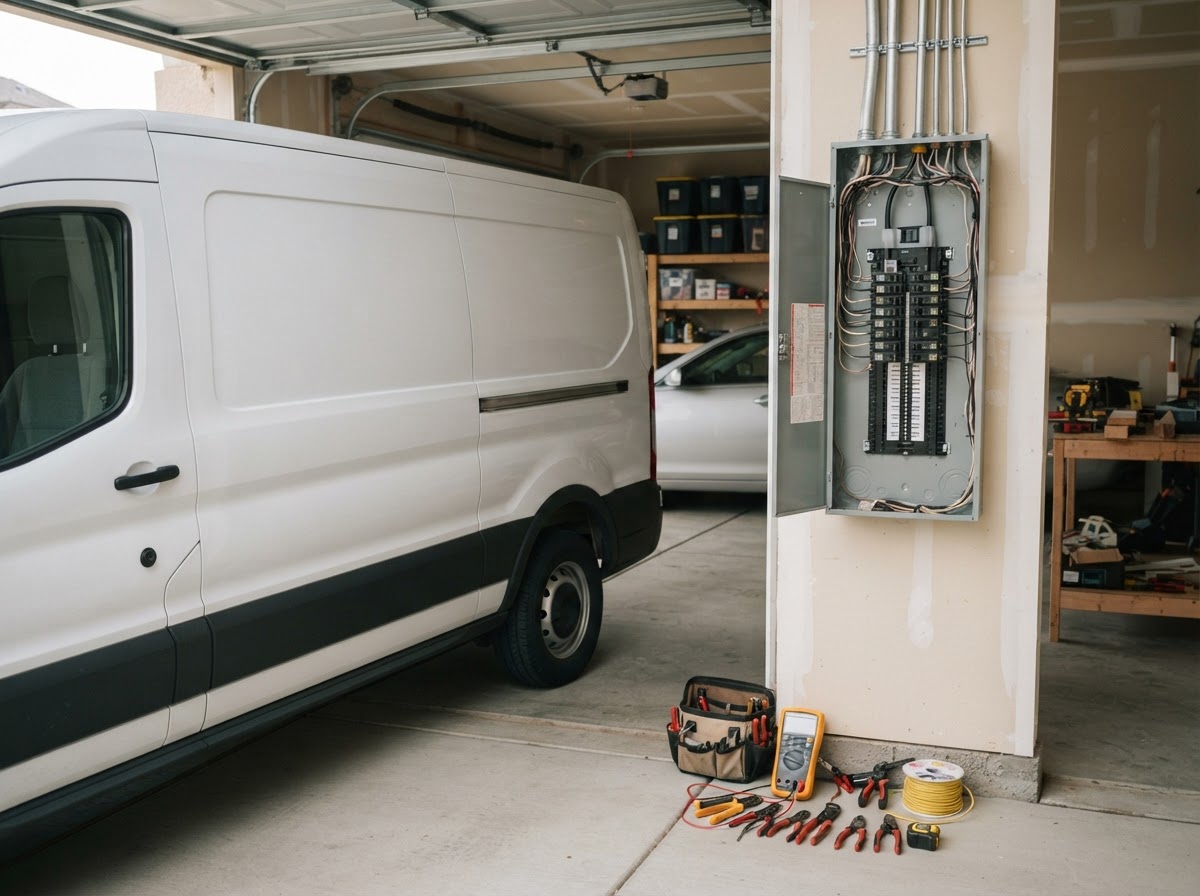 200A Main Service & Tesla EV Charger