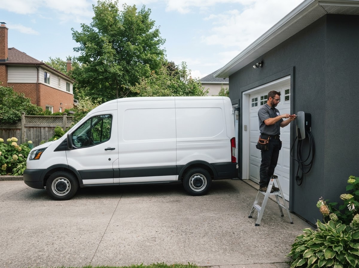 Almighty Electric LLC service van for dedicated circuit installation