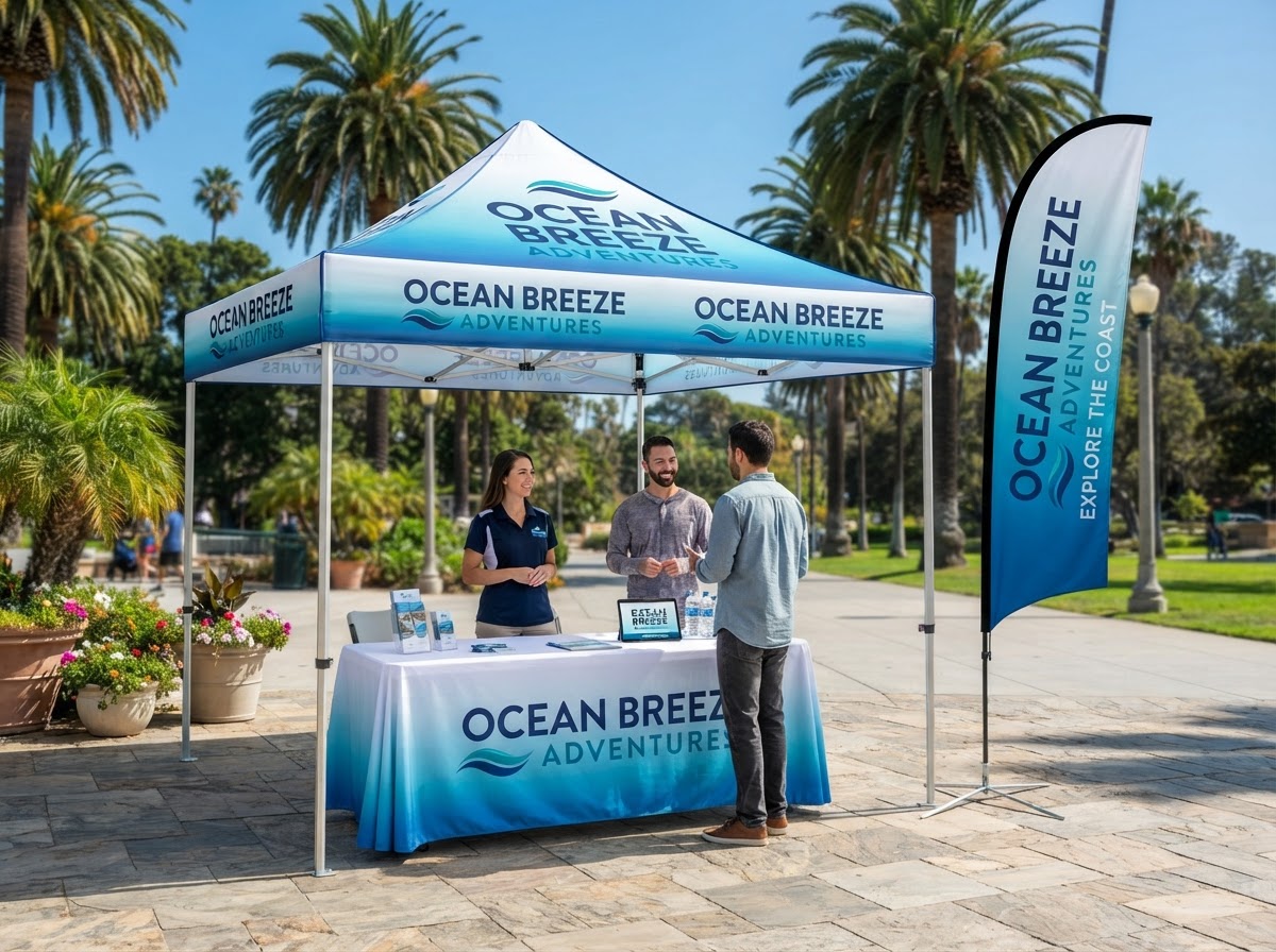 Custom Event Canopies & Flags