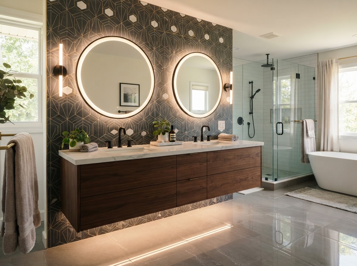 Luxury Modern Master Bathroom Renovation