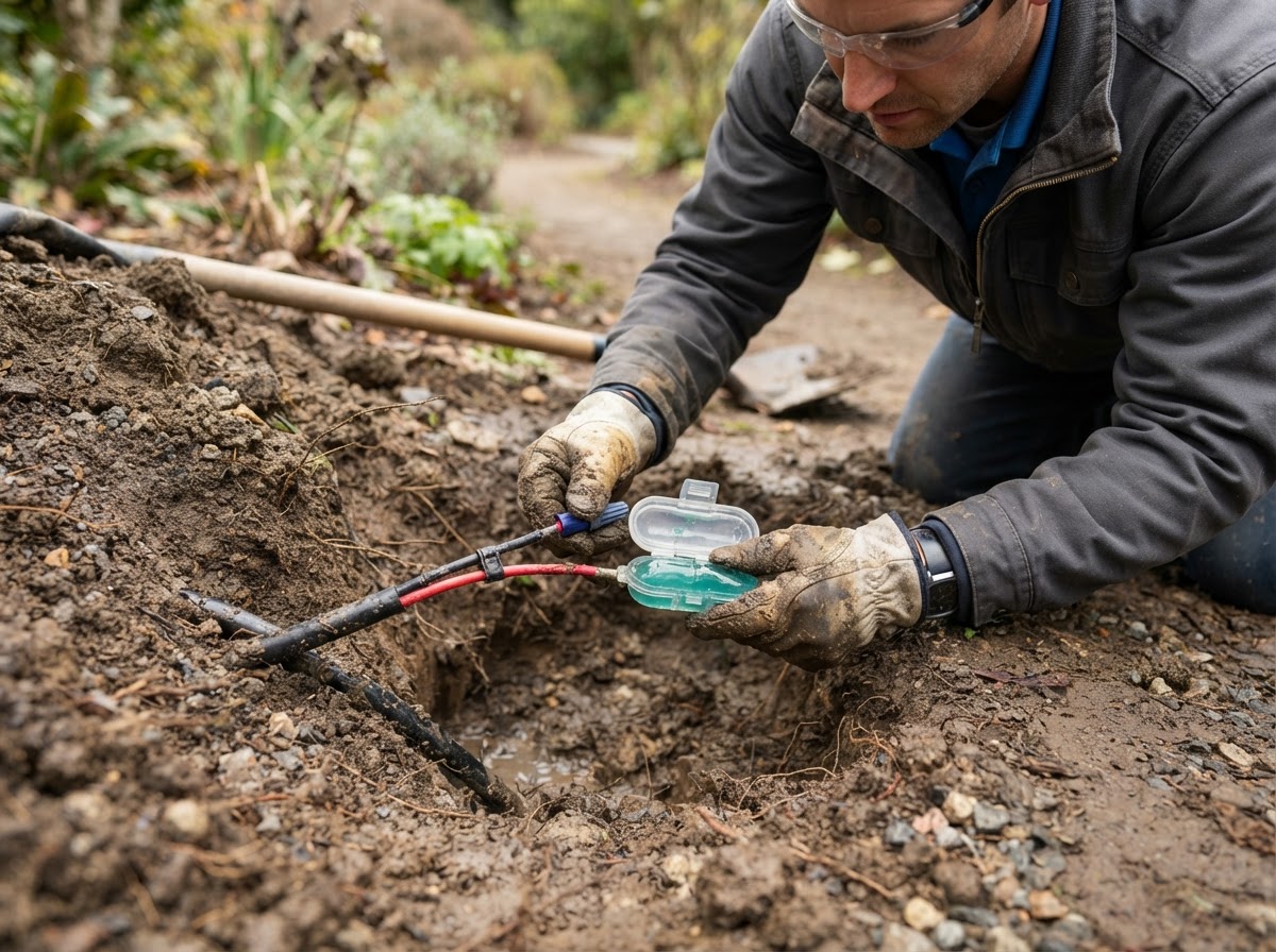 Pet Fence Repairs - Waterproof splice