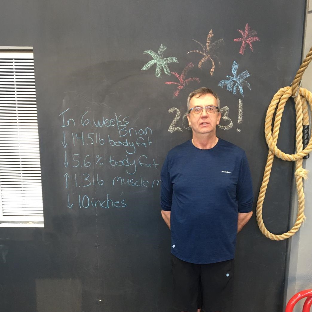 Brian 6 weeks client spotlight at 360 Fitness Red Deer