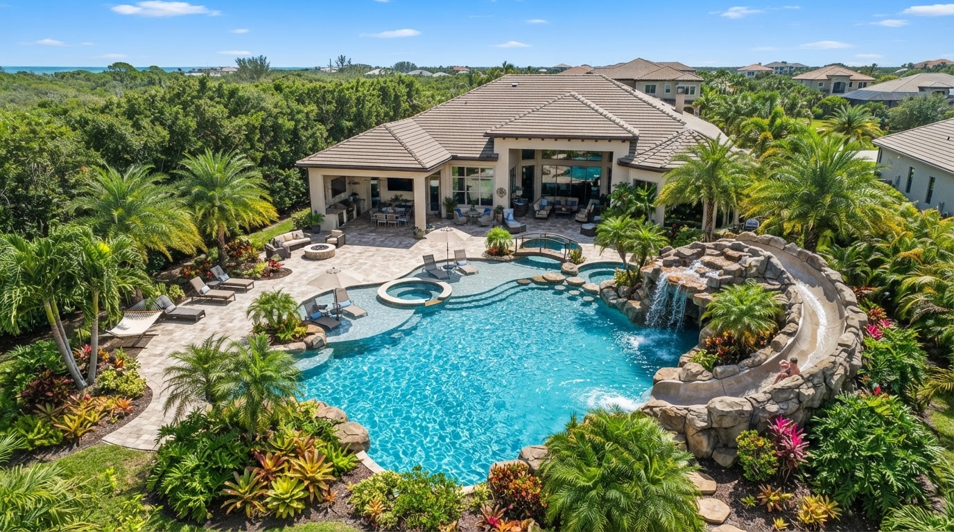 Freeform Lagoon Pool