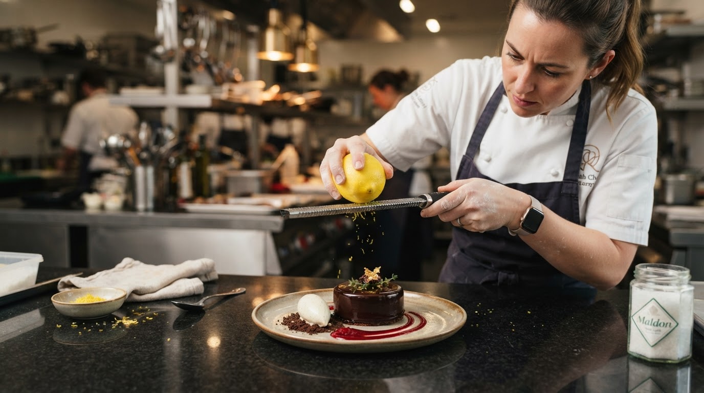 Culinary background texture
