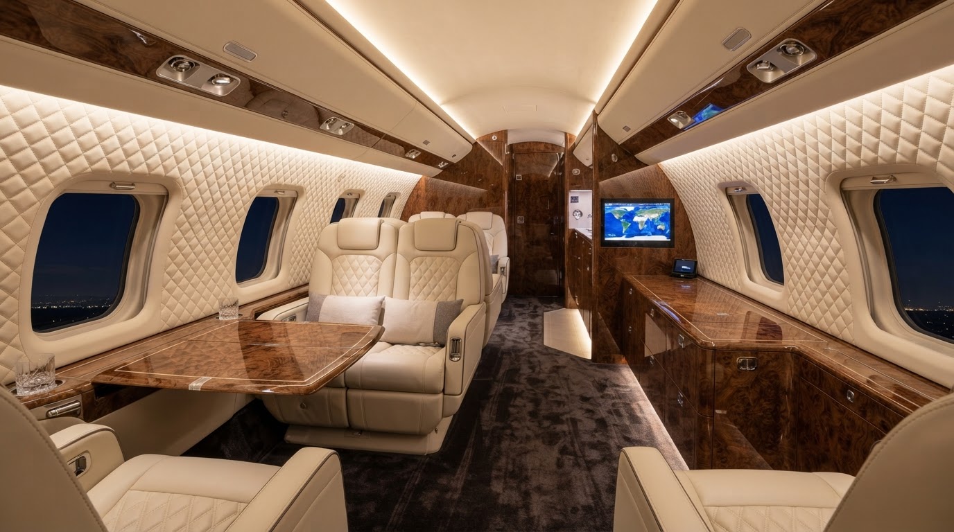 Bespoke aircraft cabin interior