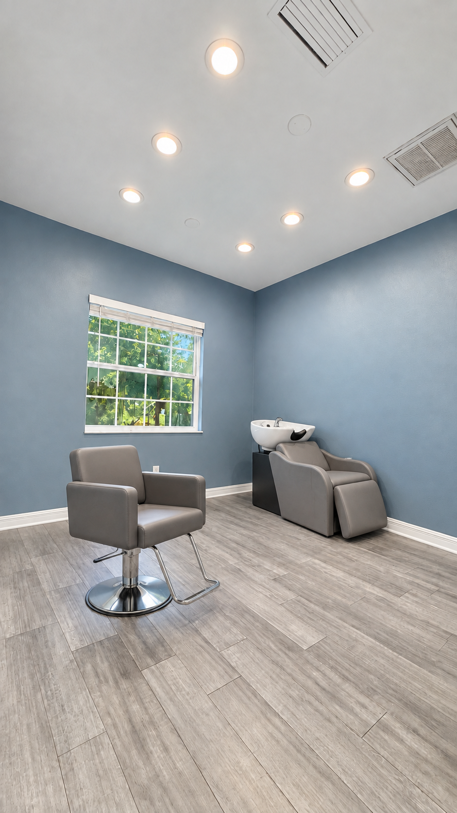 Room 1 — Salon setup concept