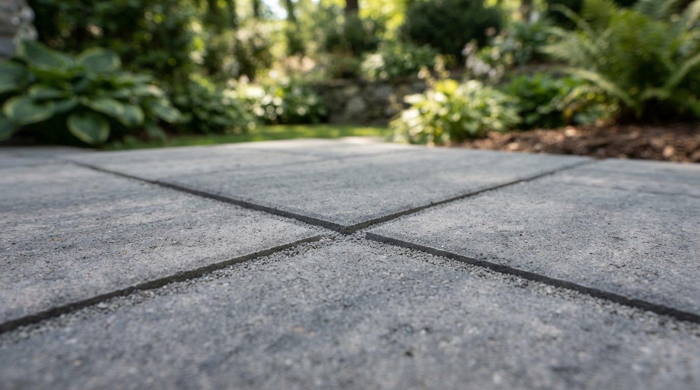 Paver joint detail with stabilized joint material near Scranton, PA