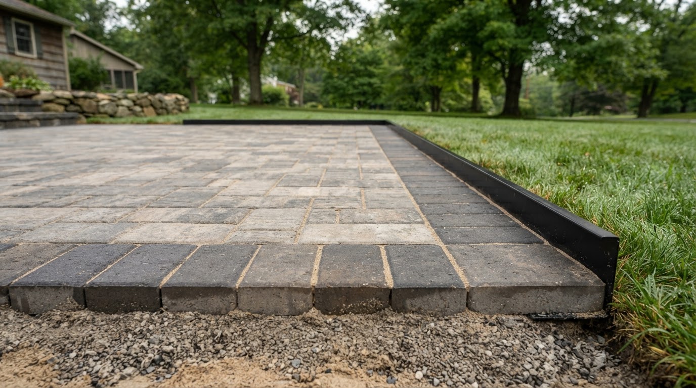 Professional paver installation for an outdoor space in Scranton, PA