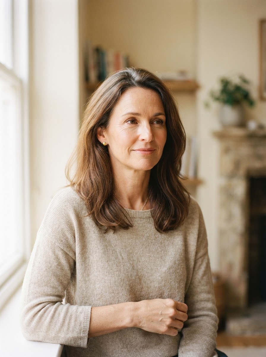A warm, natural portrait of Catherine