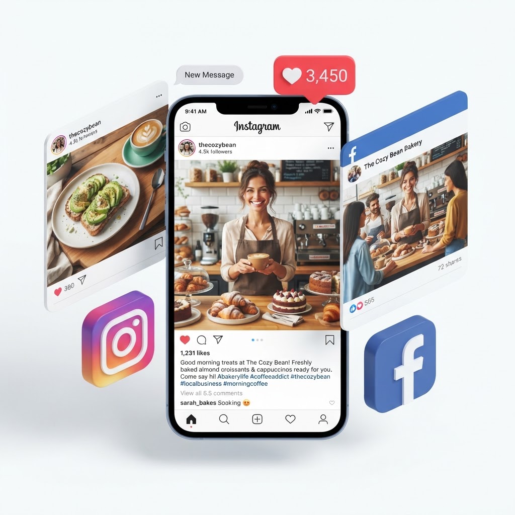 Multi-channel social posting and local engagement management