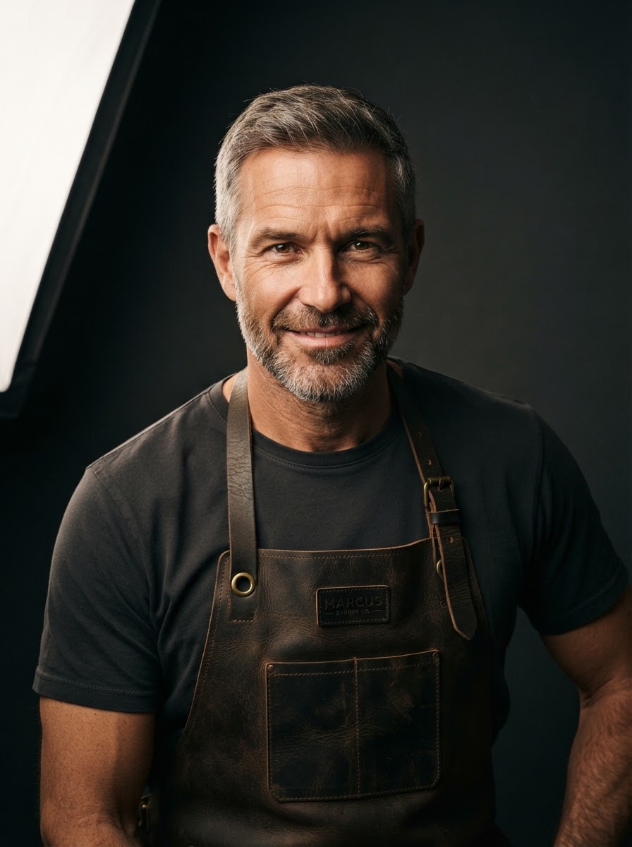 Marcus "Mack" Bennett, Owner and Master Barber at Crown & Blade